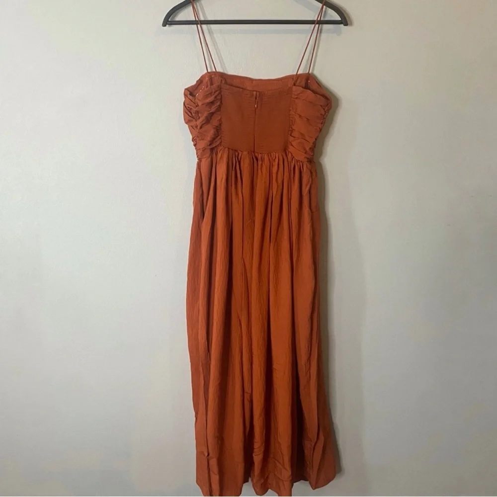 Anthropologie The Lorelei Ruched Bodice Midi Dress - Picture 3 of 9
